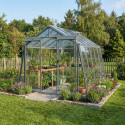 Serre de jardin S104H 9,12m² en aluminium et verre trempé ALULINE – ACD
