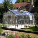 Serre de jardin S104H 9,12m² en aluminium et verre trempé ALULINE – ACD