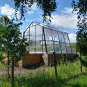 Serre de jardin S104H 9,12m² en aluminium et verre trempé ALULINE – ACD