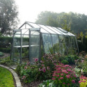 Serre de jardin S106H 13,62m² en aluminium et verre trempé ALULINE – ACD