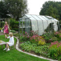 Serre de jardin S106H 13,62m² en aluminium et verre trempé ALULINE – ACD