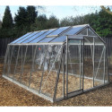 Serre de jardin S106H 13,62m² en aluminium et verre trempé ALULINE – ACD