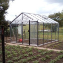 Serre de jardin R305H 11,35m² en aluminium et verre trempé ALULINE – ACD