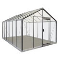 Serre de jardin R305H 11,35m² en aluminium et verre trempé ALULINE – ACD