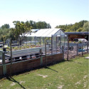 Serre de jardin R307H 15,88m² en aluminium et verre trempé ALULINE – ACD