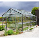 Serre de jardin R307H 15,88m² en aluminium et verre trempé ALULINE – ACD