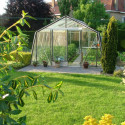 Serre de jardin S208H 22,53m² en aluminium et verre trempé ALULINE – ACD