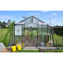 Serre de jardin S208H 22,53m² en aluminium et verre trempé ALULINE – ACD