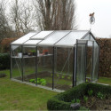 Serre de jardin R204H 6,91m² en aluminium et verre trempé ALULINE – ACD