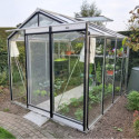 Serre de jardin R204H 6,91m² en aluminium et verre trempé ALULINE – ACD