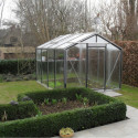 Serre de jardin R204H 6,91m² en aluminium et verre trempé ALULINE – ACD