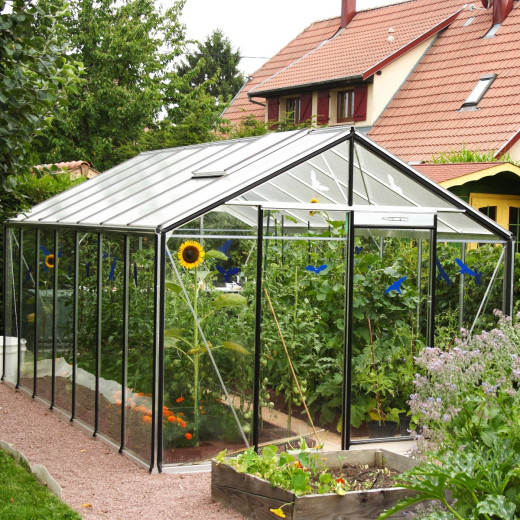 Serre R307 Prestige Grow 15,88m² en aluminium laqué RAL et verre trempé – ACD 