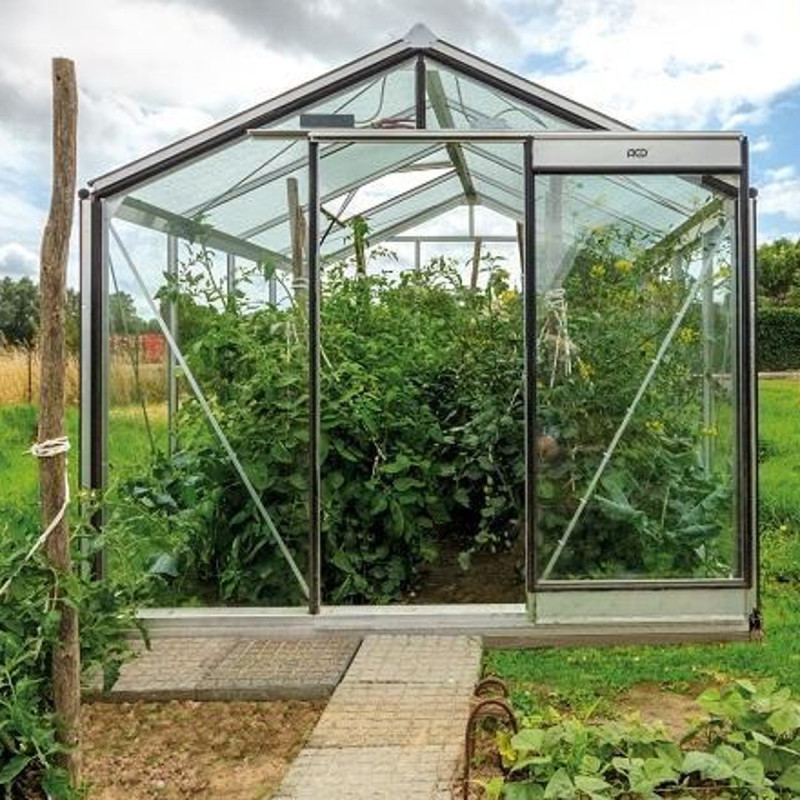 Serre R204 Prestige Grow 6,91m² en aluminium laqué RAL et verre trempé – ACD