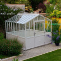 Serre de jardin Classique sur embase 2,75x3,8m en verre trempé - Lams
