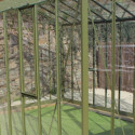 Serre de jardin Authentique sur base 2,75x3,8m en verre trempé - Lams