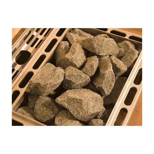 Pierres pour saunas en diabase - 18kg - Karibu