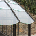 Serre à dos vitré Harmonie Mirabeau sur embase 2,8x5,3m - Lams	
