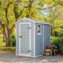 Abri de jardin en résine 2,5m² Premium 46 S gris clair + plancher - Keter