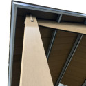 Abri de jardin en bois composite bois vieilli 9m² + 9m² terrasse - Woodlife