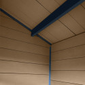 Abri de jardin en bois composite bois vieilli 9m² + 9m² terrasse - Woodlife