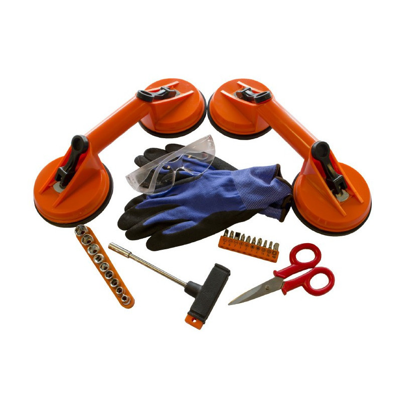 Pack d'accessoires pour montage de serres en verre – ACD