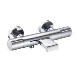 Mitigeur thermostatique baignoire - chromé - Carra