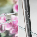 Serre Melissa Ida 3,30m² en aluminium naturel et verre trempé 3mm + embase incluse – Natura Lams