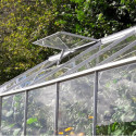 Serre Melissa Ida 0,9m² en aluminium naturel et verre trempé 3mm + embase incluse – Natura Lams