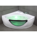 Baignoire balnéo + robinetterie - 135 x 135 cm - Tasmanie - SPALINA