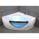 Baignoire balnéo + robinetterie - 135 x 135 cm - Tasmanie - SPALINA