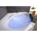 Baignoire balnéo + robinetterie - 135 x 135 cm - Tasmanie - SPALINA