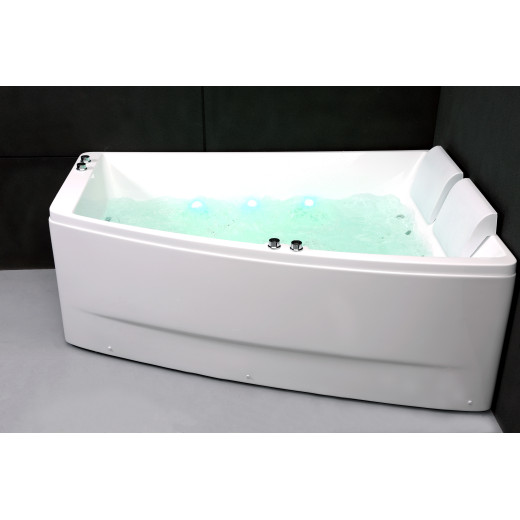 Baignoire balnéo duo + tablier - Sangha - mur à droite - 170 x 70 / 120 cm - SPALINA