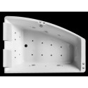 Baignoire balnéo duo + tablier - Sangha - mur à droite - 170 x 70 / 120 cm - SPALINA