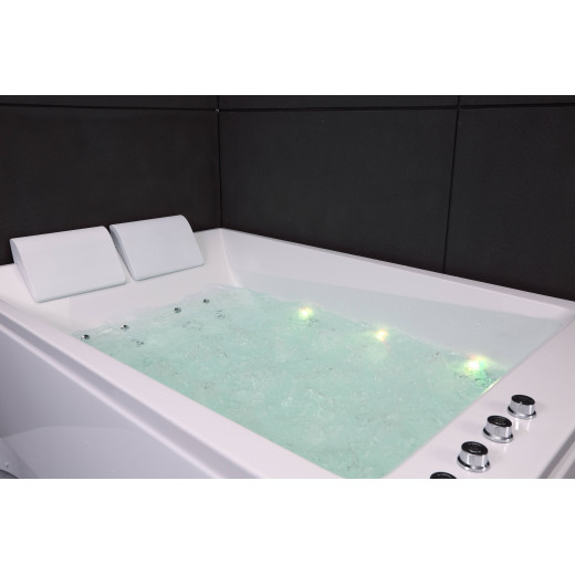 Baignoire balnéo duo + tablier - 180 x 120 cm - Kensho - SPALINA