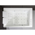 Baignoire balnéo duo + tablier - 180 x 120 cm - Kensho - SPALINA