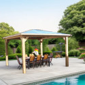 Pool house en bois thermo traité 12,32m² BLUETERM - HABRITA