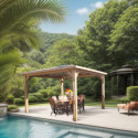 Pool house en bois thermo traité 12,32m² BLUETERM - HABRITA
