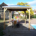 Pool house en bois thermo traité 12,32m² BLUETERM - HABRITA