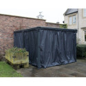 Rideaux en polyester gris pour pergola  et Martinique™ 5000 et Milano™ 4300 - Palram