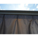Rideaux en polyester gris pour pergola  et Martinique™ 5000 et Milano™ 4300 - Palram