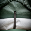 Abri de jardin en toile renforcée verte toit 2 pentes 13,30m² HABRITA