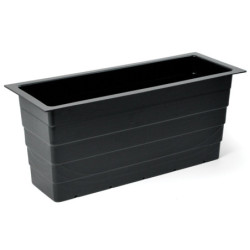 Insert plastique 25L pour bac a plantes rectangulaires 60x30x30cm Megacollections