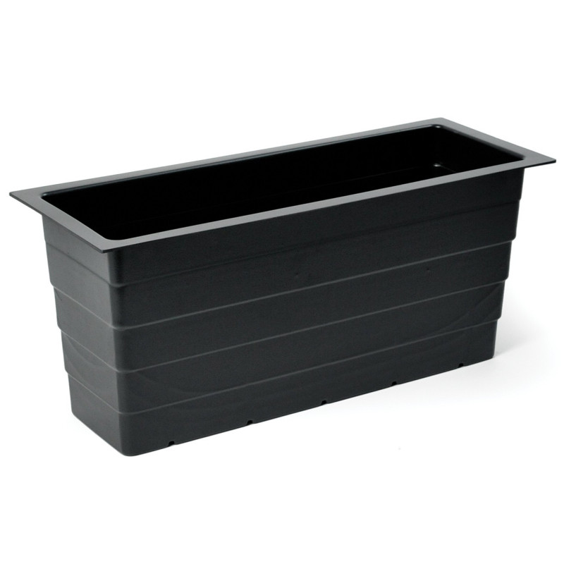 Insert plastique 25L pour bac a plantes rectangulaires 60x30x30cm Megacollections