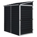 Abri en polycarbonate 2,06m² monopente Skylight Midnight Grey - Palram