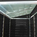 Abri en polycarbonate 2,06m² monopente Skylight Midnight Grey - Palram