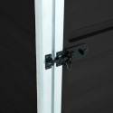 Abri en polycarbonate 2,06m² monopente Skylight Midnight Grey - Palram