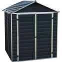 Abri de jardin en polycarbonate 2,65m² Skylight Midnight Grey - Palram