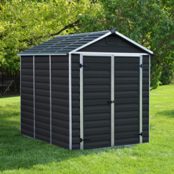 Abri de jardin en polycarbonate 3,97m² Skylight Midnight Grey - Palram