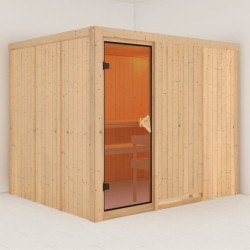 Sauna traditionnel modulable GOBIN 3 à 4 places 68mm KARIBU