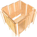 Sauna traditionnel modulable GOBIN 3 à 4 places 68mm KARIBU